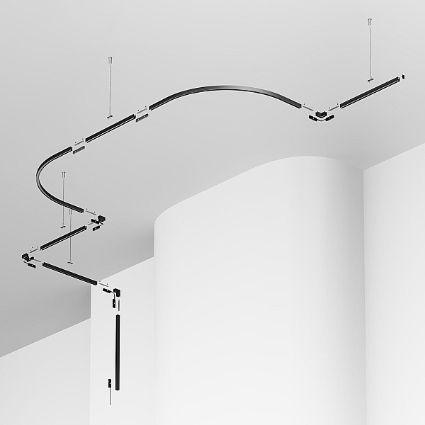 Шинопровод накладной 2м Maytoni Technical LEVITY Busbar trunkings Levity TRX184-112B-1