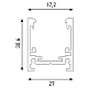 Шинопровод накладной Lumker SY-LINK-20S1S-2.5-WH 019272