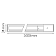 Шинопровод двухконтактный однофазный накладной Barra Lightstar 502025-1