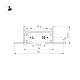 Шинопровод встраиваемый Arlight LGD-2TR-Track-F-1000-WH-M 038670
