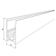 Шинопровод накладной Elektrostandard Slim Magnetic 4690389179167