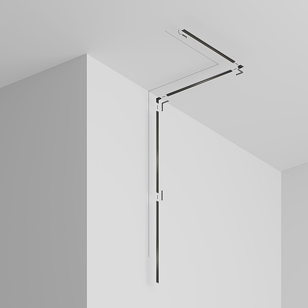 Шинопровод 1м Exility X встраиваемый под ГКЛ 12,5мм Maytoni Technical EXILITY X Busbar trunkings Exility X TRX239-421.12B
