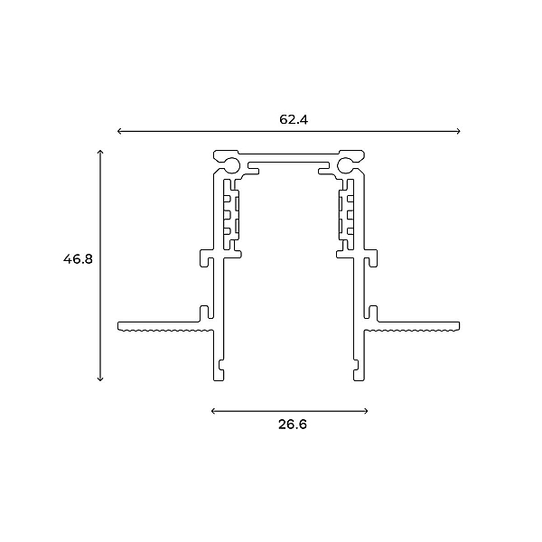 Шинопровод встраиваемый Hesby Lighting ElDeko HSBL_0184