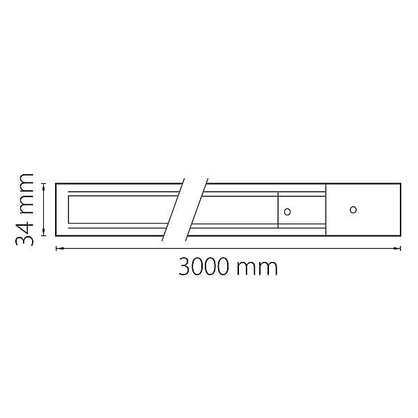 Шинопровод однофазный Lightstar Barra 502038