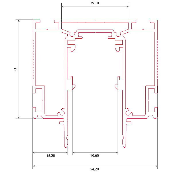 Магнитный шинопровод Lumker SY-LINK-IZI-2.5-BL 023213