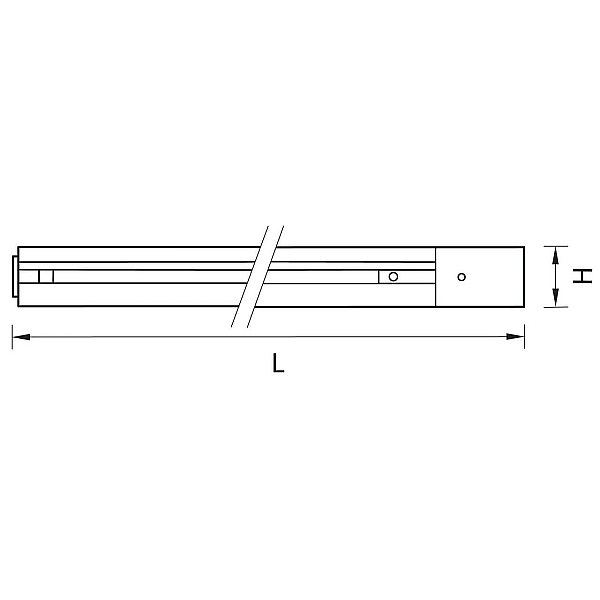 Шинопровод встраиваемый однофазный Lightstar Barra 501038