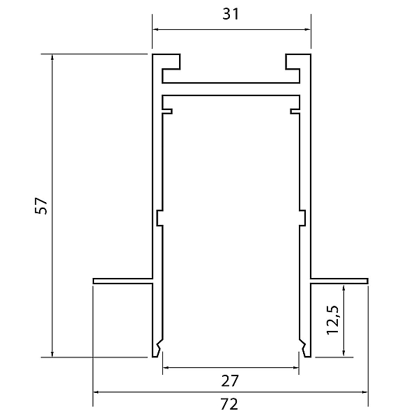 Шинопровод ST Luce Skyline 220 ST021.419.00H