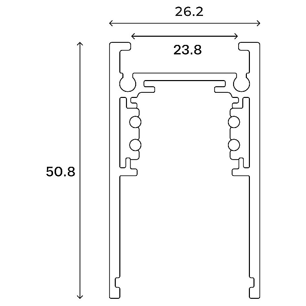 Шинопровод накладной Hesby Lighting ElDeko HSBL_0170