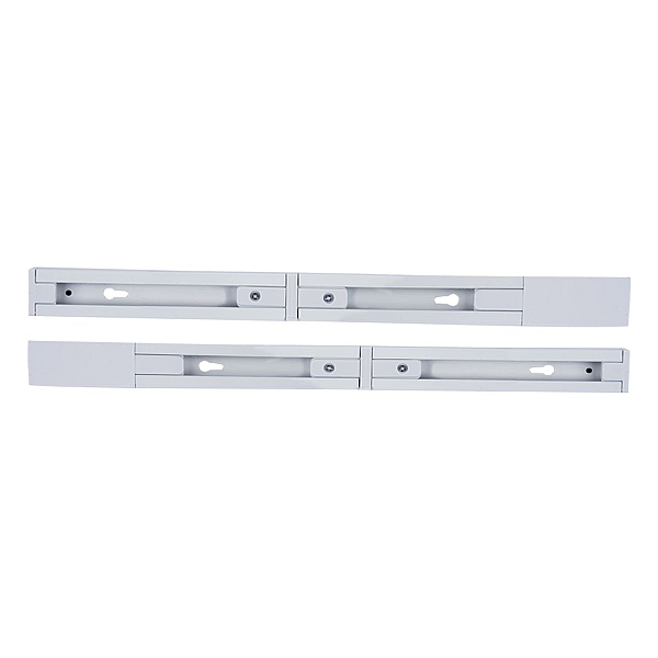 Шинопровод осветительный с заглушкой в наборе 2 шт Uniel UBX-GS2 WHITE 50x2 SET03