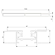 Встраиваемый однофазный шинопровод Elektrostandard Track Rail BK Recessed 4690389178528 a057091
