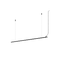 Шинопровод Maytoni Technical Busbar trunkings Arity TRX233-HL-1B