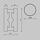 Шинопровод Maytoni Technical Flarity Busbar TRX154-R-D800-B