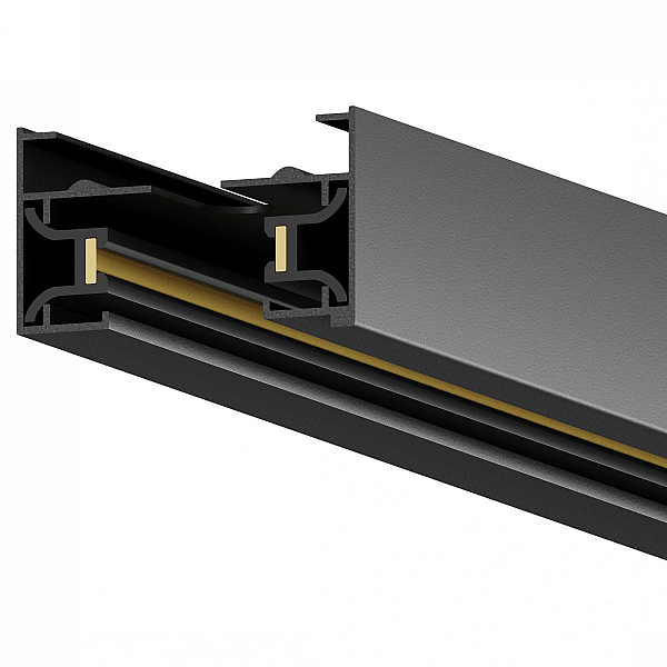 Шинопровод накладной Hesby Lighting Skylite Однофазный 220В-1м, чёрный HSBL_0001