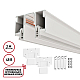 Шинопровод для монтажа в натяжной потолок 2м (CLAMP) Novotech Flum Clamp For Novotech 135325