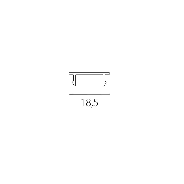 Экран декоративный (1м) к треку 5040xx-(F)/(R) Quattro Lightstar 504006-FR