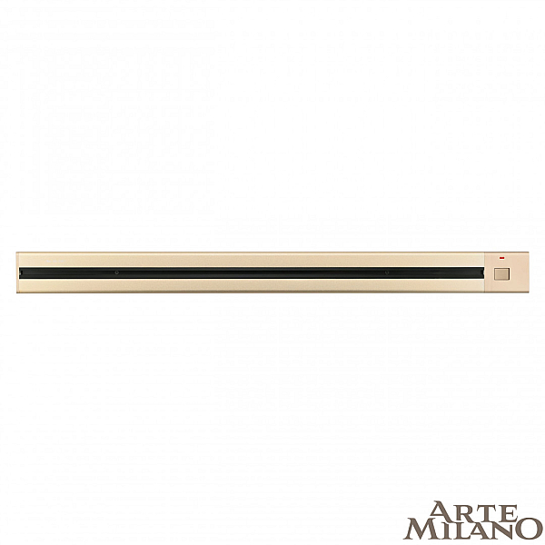 Накладной шинопровод с выключателем Arte Milano Am-track-sockets 385201TOB/100 Gold
