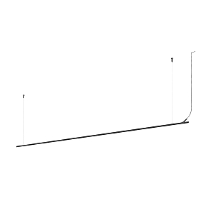Шинопровод Maytoni Technical Busbar trunkings Arity TRX233-HL-2B