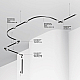 Шинопровод накладной 2м Maytoni Technical LEVITY Busbar trunkings Levity TRX184-112B-1