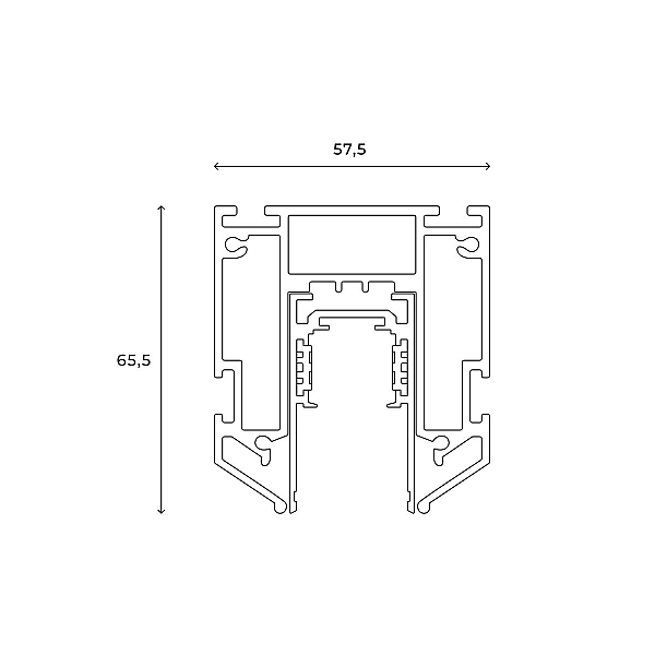 Шинопровод под натяжной потолок Hesby Lighting ElDeko HSBL_0072_1