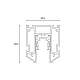 Шинопровод под натяжной потолок Hesby Lighting ElDeko HSBL_0072_1