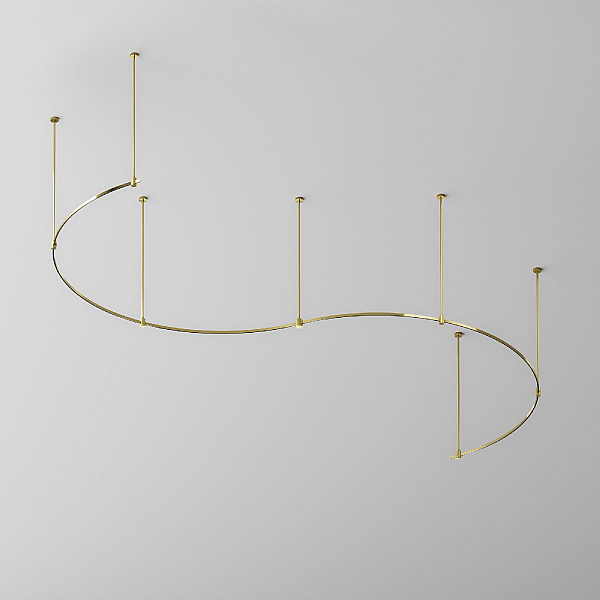 Шинопровод круглый из полукругов 1800мм Maytoni Technical FLARITY Busbar trunkings Flarity TRX154-2SR-D1800-BS