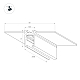 Шинопровод магнитный встраиваемый Arlight MAG-MICROCOSM-TRACK-4115-FDW-2000 (WH) (IP20 Металл) 062719