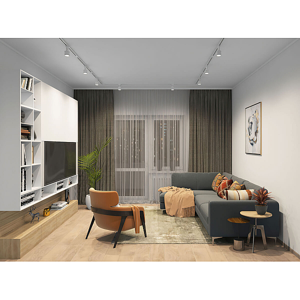 Шинопровод Denkirs Solid Base TR1001-WH
