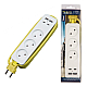 Удлинитель Uniel S-CT3-1,8UC WHITE/GREEN UL-00011138