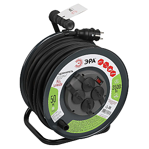 Удлинитель силовой Эра RMx-4es-3x2.5-50m-IP44(KG) Б0052919