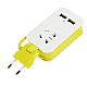Удлинитель (UL-00003429) Uniel 1гн х 1,5м б/з Travel S-CT1-1,5U White/Green