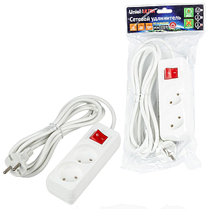 Удлинитель бытовой Uniel Ultra S-CU2-3B WHITE UL-00009992