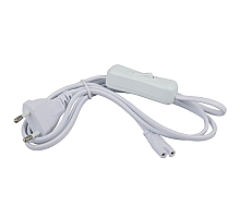 Сетевой шнур c выключателем Эра LLED-A-CABLE-1.5m-SW-W Б0025694
