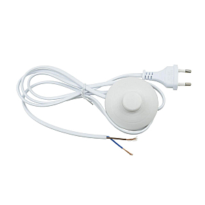 Шнур сетевой с вилкой и выключателем (UL-00004434) Uniel UCX-C20/02A-170 White