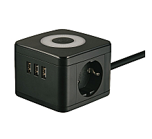 Удлинитель Uniel S-GCD2-1,5SBU BLACK UL-00011250