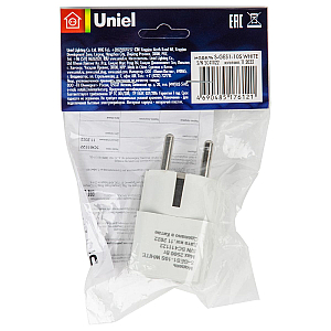 Переходник сетевой Uniel S-GES1-10S WHITE UL-00010561
