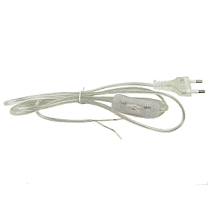 Шнур сетевой с вилкой и выключателем (UL-00004433) Uniel UCX-C11/02A-170 Clear
