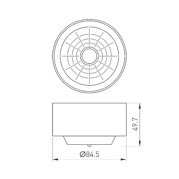 Рефлектор с посадочным кольцом Arlight LGD-REFLECTOR-RING-R85 (BK) 046768