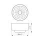 Рефлектор с посадочным кольцом Arlight LGD-REFLECTOR-RING-R85 (BK) 046768