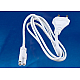 Провод для монохромной светодиодной ленты Neon Uniel UCX-SP4/N22 White 1 Sticker UL-00005799