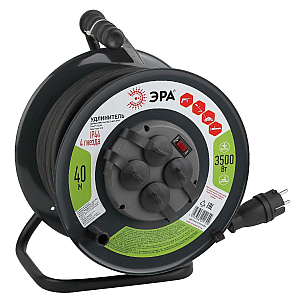 Удлинитель силовой Эра RMx-4es-3x2.5-40m-IP44(KG) Б0043059