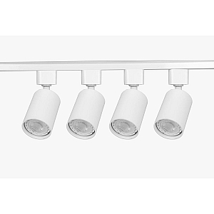 Трековый однофазный светильник (4 шт.) Эра TR70-SET4-GU10-WH Б0063933