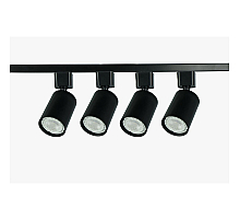 Трековый однофазный светильник (4 шт.) Эра TR70-SET4-GU10-BK Б0063956