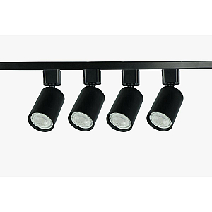 Трековый однофазный светильник (4 шт.) Эра TR70-SET4-GU10-BK Б0063956