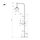 Торшер Arlight SP-OMBRELLO-FLOOR-7W Warm3000 (BK, 30 deg, 230V) (IP20 Металл) 059594