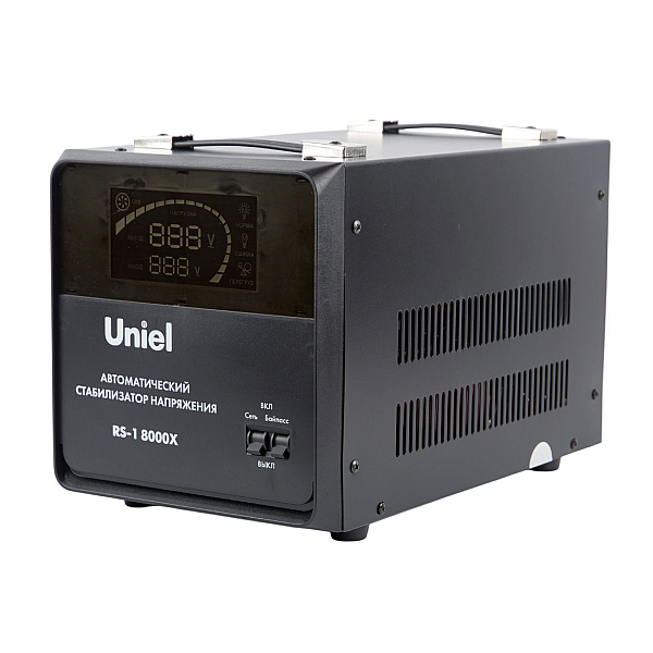 Стабилизатор напряжения серии Reliability 8000ВА Релейный однофазный Uniel RS-1 8000X