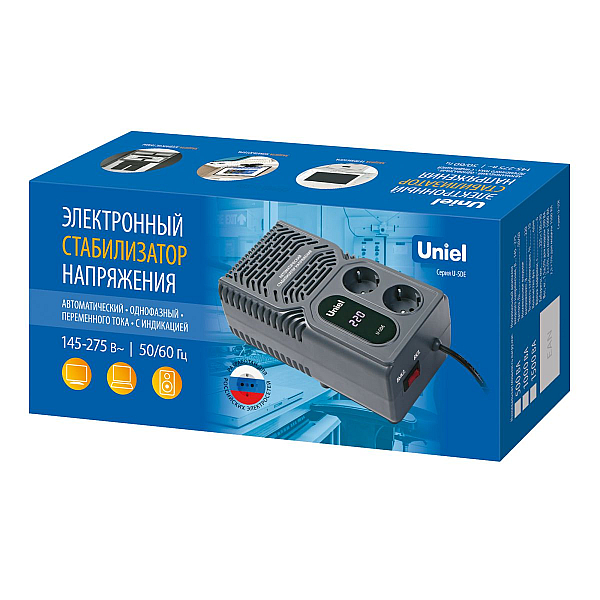 Стабилизатор напряжения Uniel Constant 1000ВА U-SDE 1000W UL-00012767