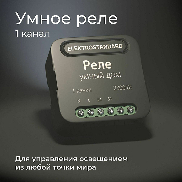 Умное одноканальное реле Elektrostandard 4690389185069 a059324