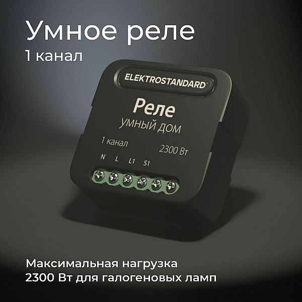 Умное одноканальное реле Elektrostandard 4690389185069 a059324