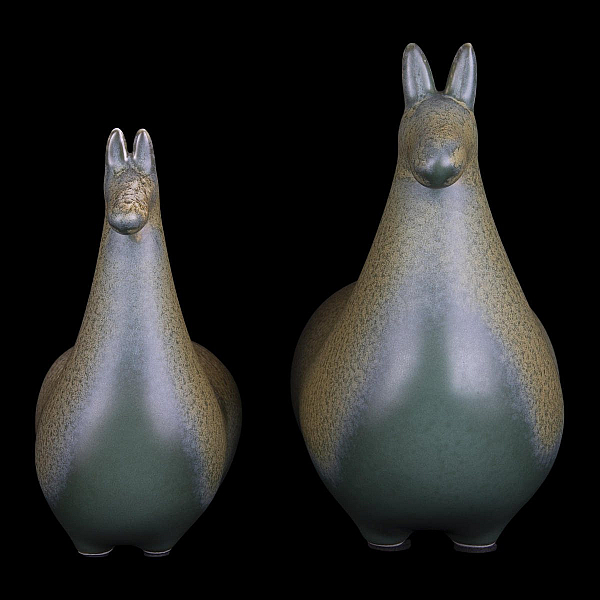 Статуэтка (2 шт.) Loft IT Horse 10283 Green (2 pcs)
