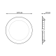 Встраиваемый светодиодный светильник Gauss 939111118